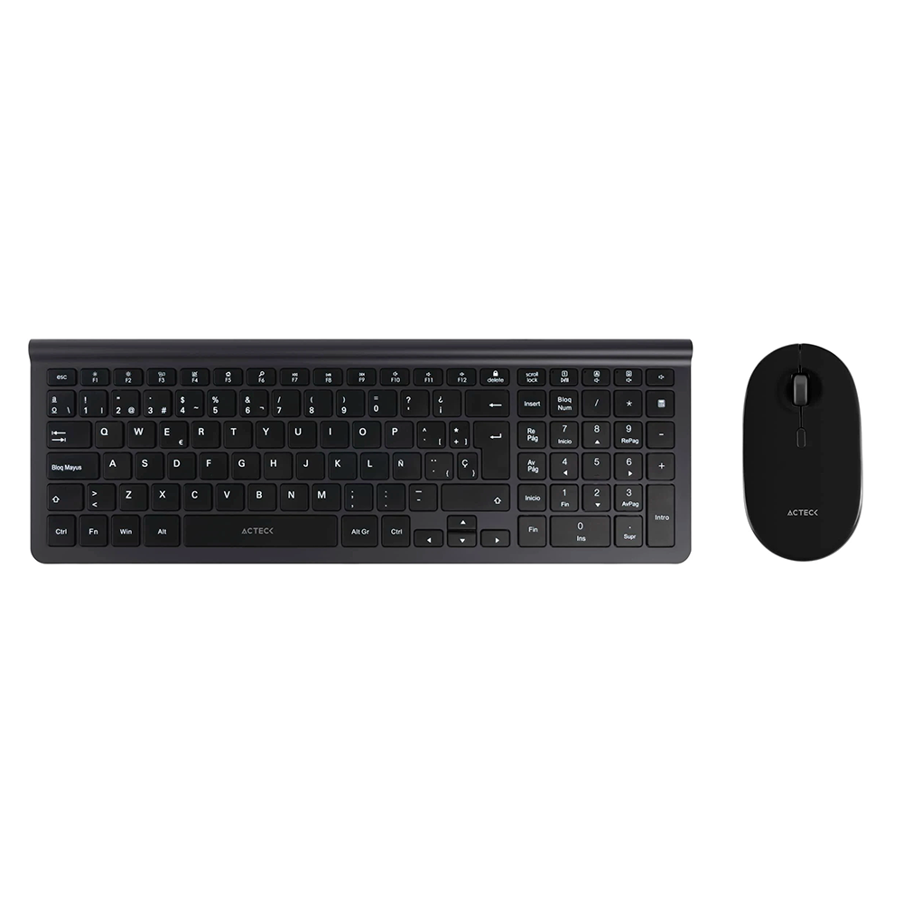 Kit de Teclado y Mouse Acteck Creator Edge MK675 Inalambrico USB - Negro