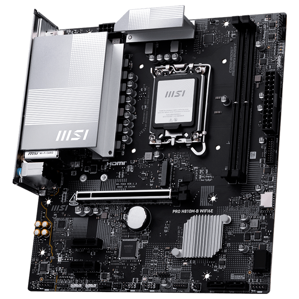 Tarjeta Madre MSI PRO H810M-B WIFI6E LGA 1851