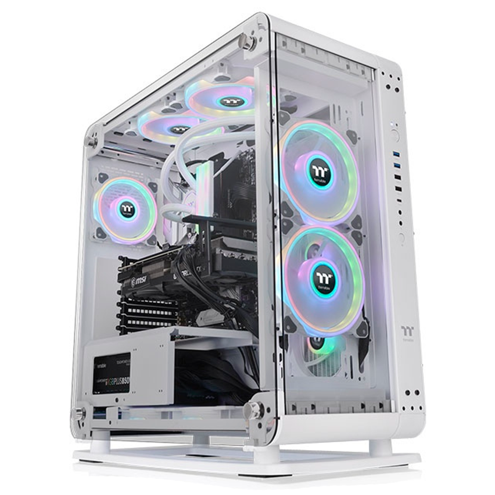 Gabinete Thermaltake Core P6 TG- ATX- Blanco