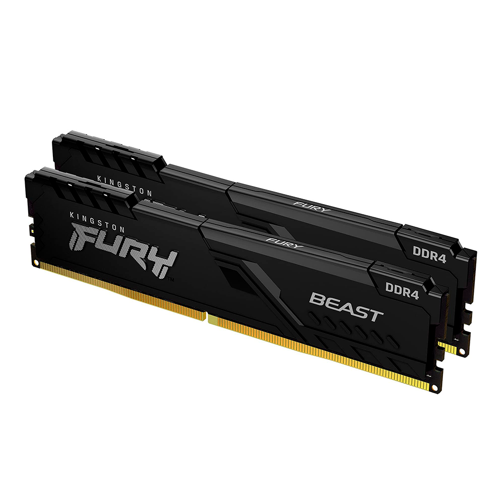 Kit Memoria RAM DIMM Kingston Fury Beast 32GB 2x16 GB DDR4 3200Mts CL16