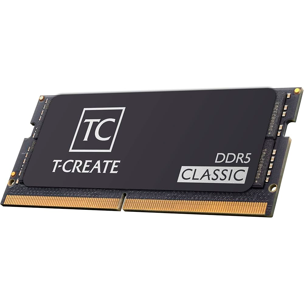 Memoria RAM SODIMM Teamgroup Classic DDR5 Negra 16GB 5600MHz CL46