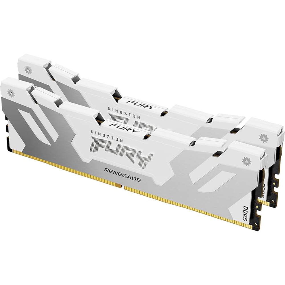 Kit de Memoria RAM DIMM Kingston Fury Renegade Blanco XMP 32GB 2x16 GB DDR5 6400Mts CL32
