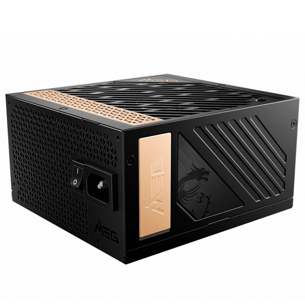 Fuente de Poder MSI MEG Ai1300P PCIE5 80 PLUS Platinum