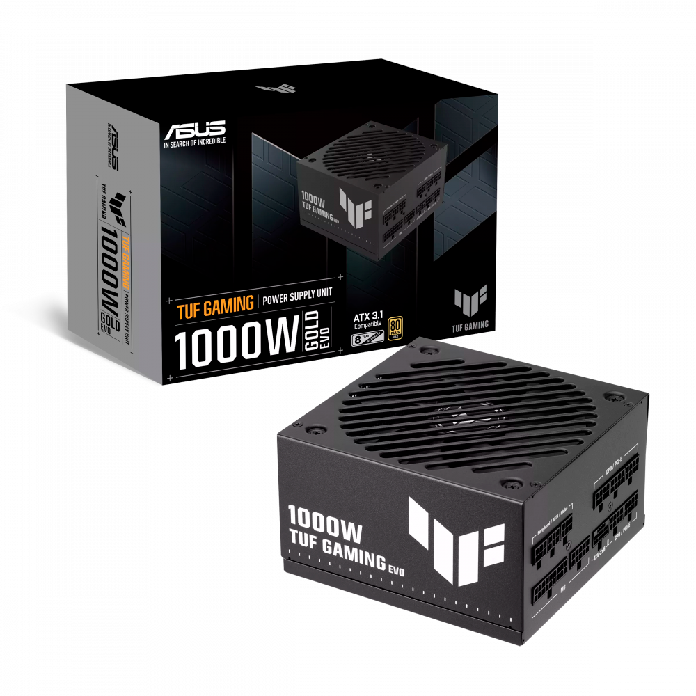 Fuente De Poder Asus Tuf Gaming 1000G Evo, 80 Plus Gold, Atx.