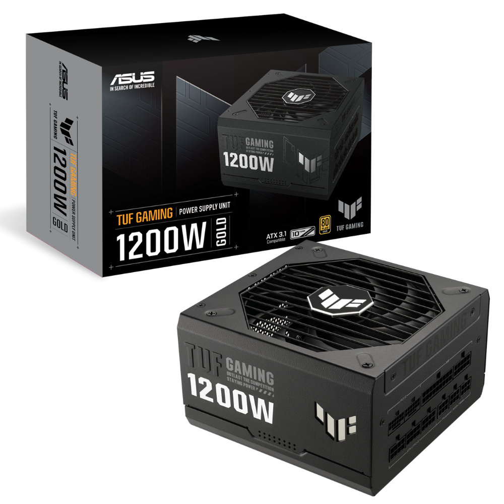 Fuente De Poder ASUS TUF Gaming 1200W, 80 Plus Gold