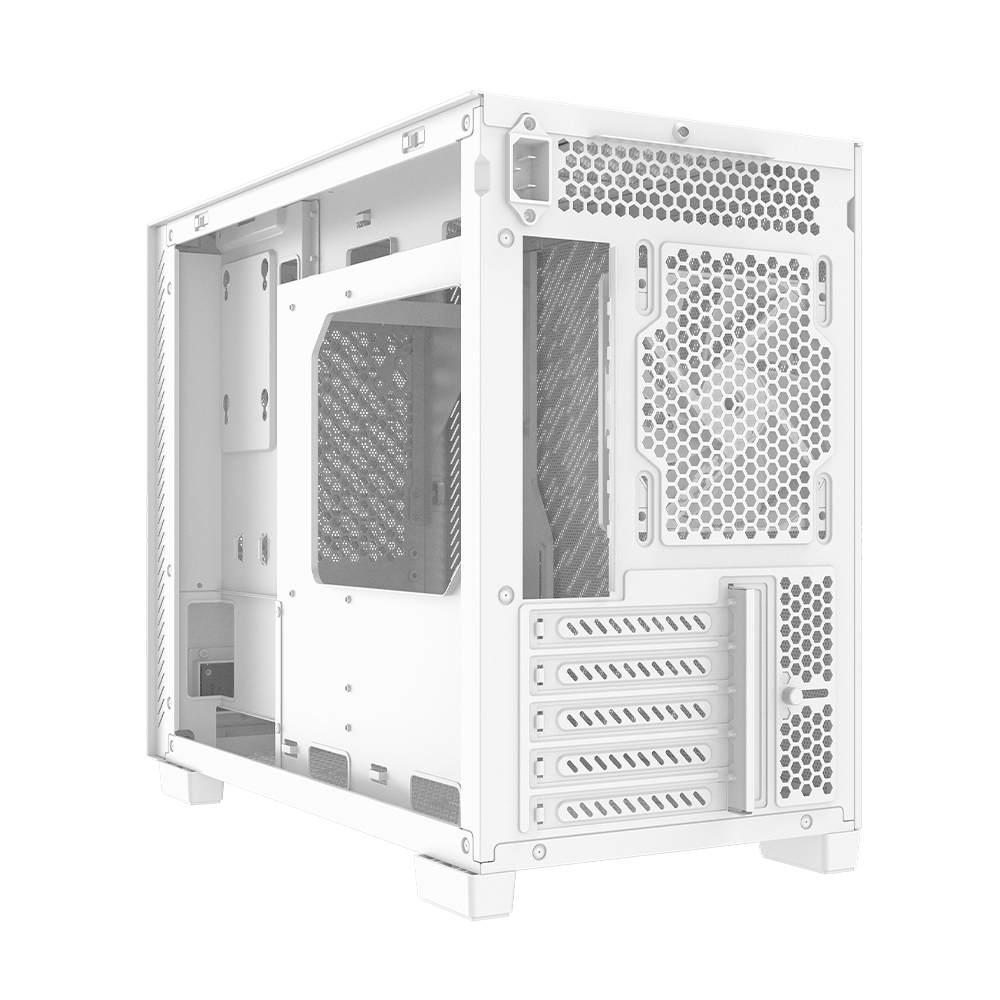 Gabinete XPG Valor Air Nano, Midi-Tower, Micro-ATX/Mini-ITX, Incluye 1 Ventilador, Blanco