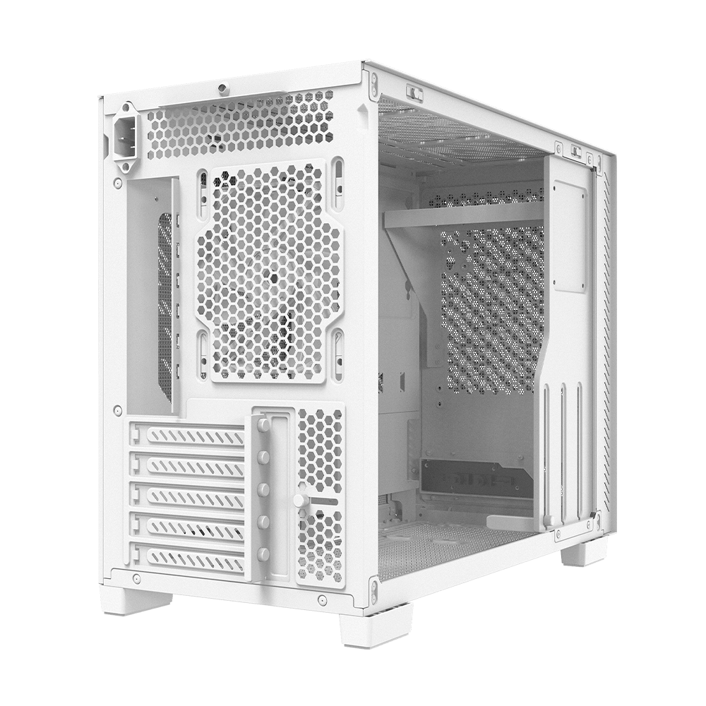 Gabinete XPG Valor Air Nano, Midi-Tower, Micro-ATX/Mini-ITX, Incluye 1 Ventilador, Blanco