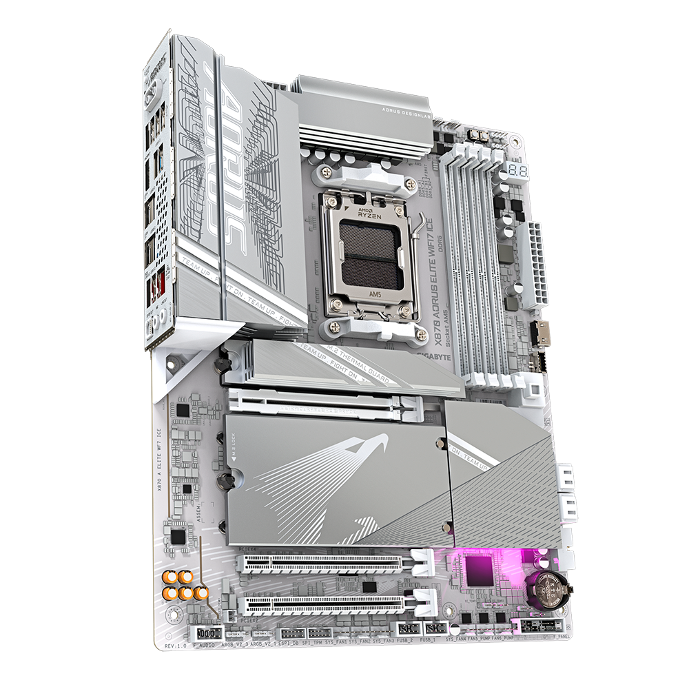 Tarjeta Madre Gigabyte X870E A Elite X Ice, Socket AM5