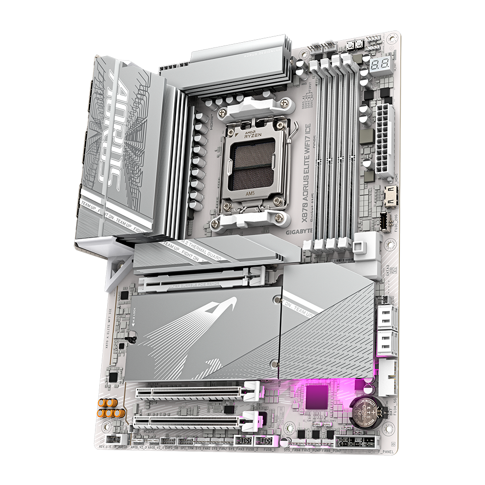 Tarjeta Madre Gigabyte X870E A Elite X Ice, Socket AM5
