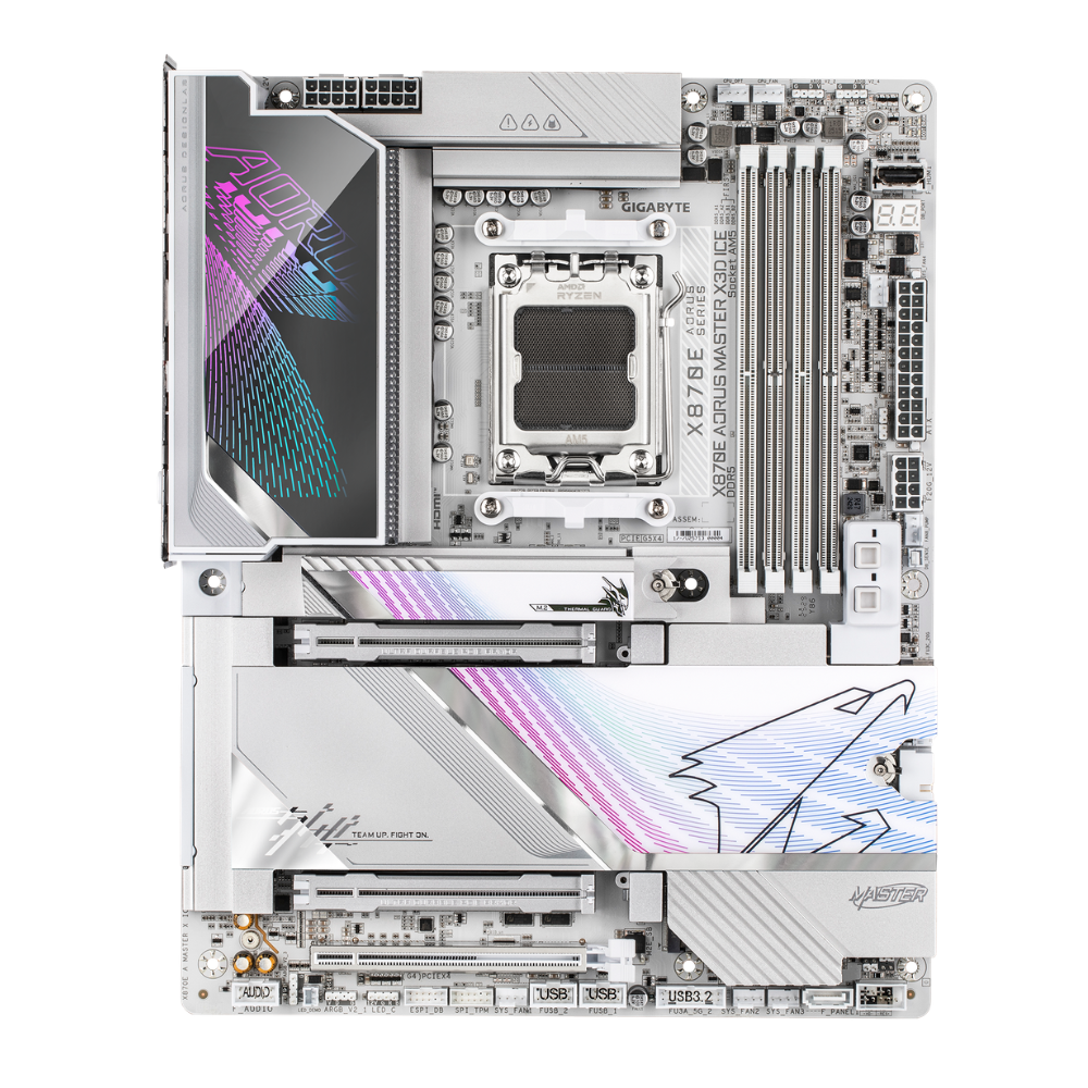 Tarjeta Madre Gigabyte X870E A Master X Ice, Socket AM5