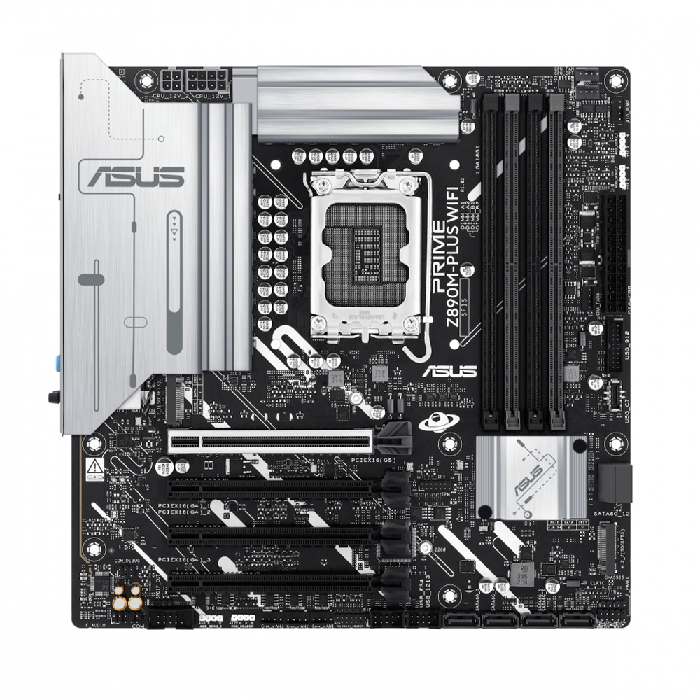 Tarjeta Madre ASUS PRIME Z890M-PLUS WIFI - LGA 1851 - Micro ATX - Compatible con DDR5