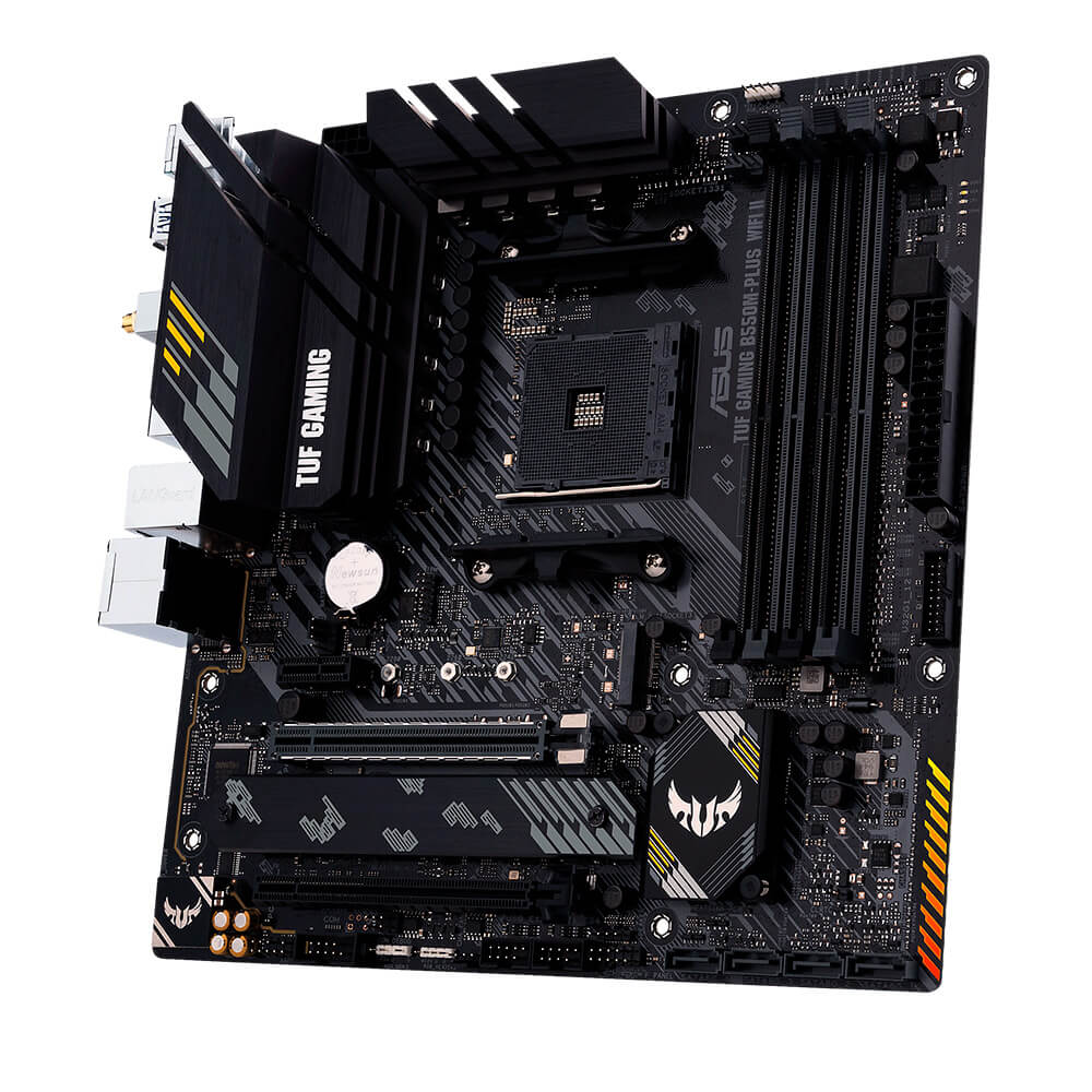 Tarjeta Madre ASUS TUF Gaming B550M-Plus Wifi II - AM4 - Micro Atx - Compatible con DDR4