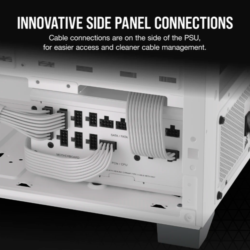 Fuente De Poder Corsair RM1000X White Shift 80 PLUS Gold