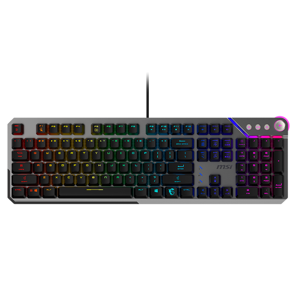Teclado MSI Strike 600 Silent US | USB | RGB