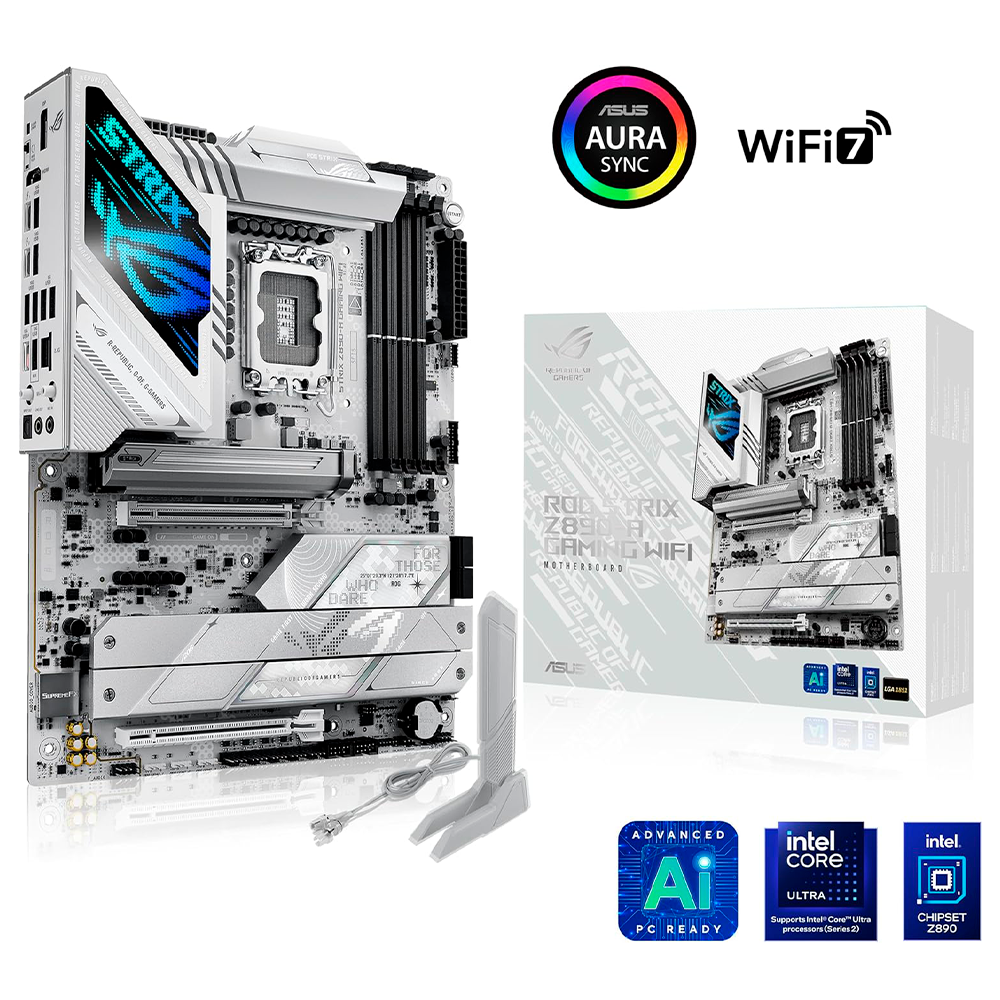 Tarjeta Madre ASUS ROG STRIX Z890-A GAMING WIFI, LGA 1851, ATX, Compatible con DDR5