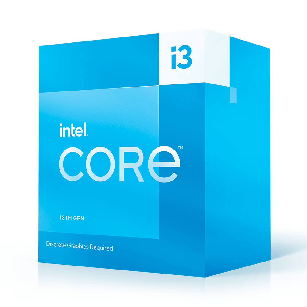Procesador Intel Core i3-13100F Sin Graficos Integrados- LGA 1700- 4.60GHz- 10 Nucleos- Incluye Disipador
