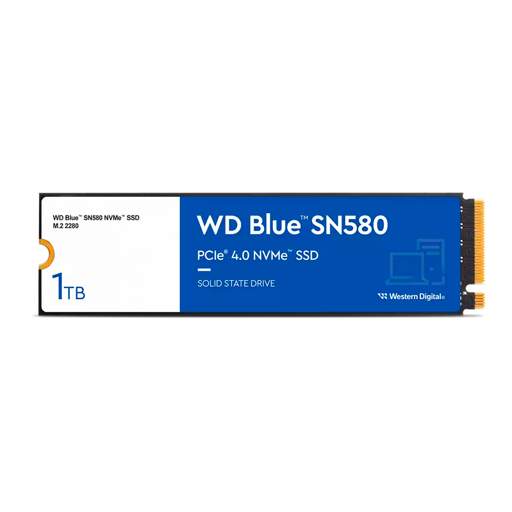Unidad De Estado Solido M.2 Western Digital WD Blue SN580 1TB PCIE 4.0