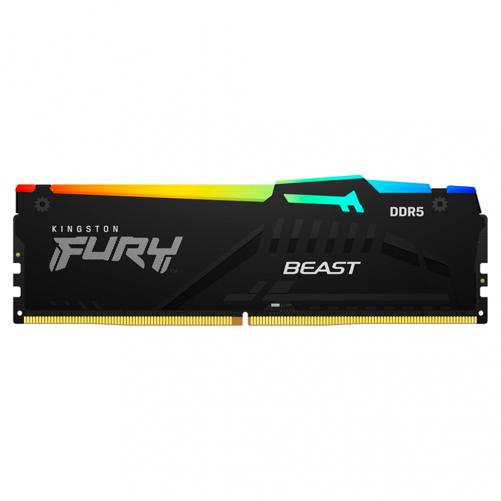Memoria RAM Kingston Fury Beast Black RGB DDR5- 5600MHz- 16GB - 1 x 16GB