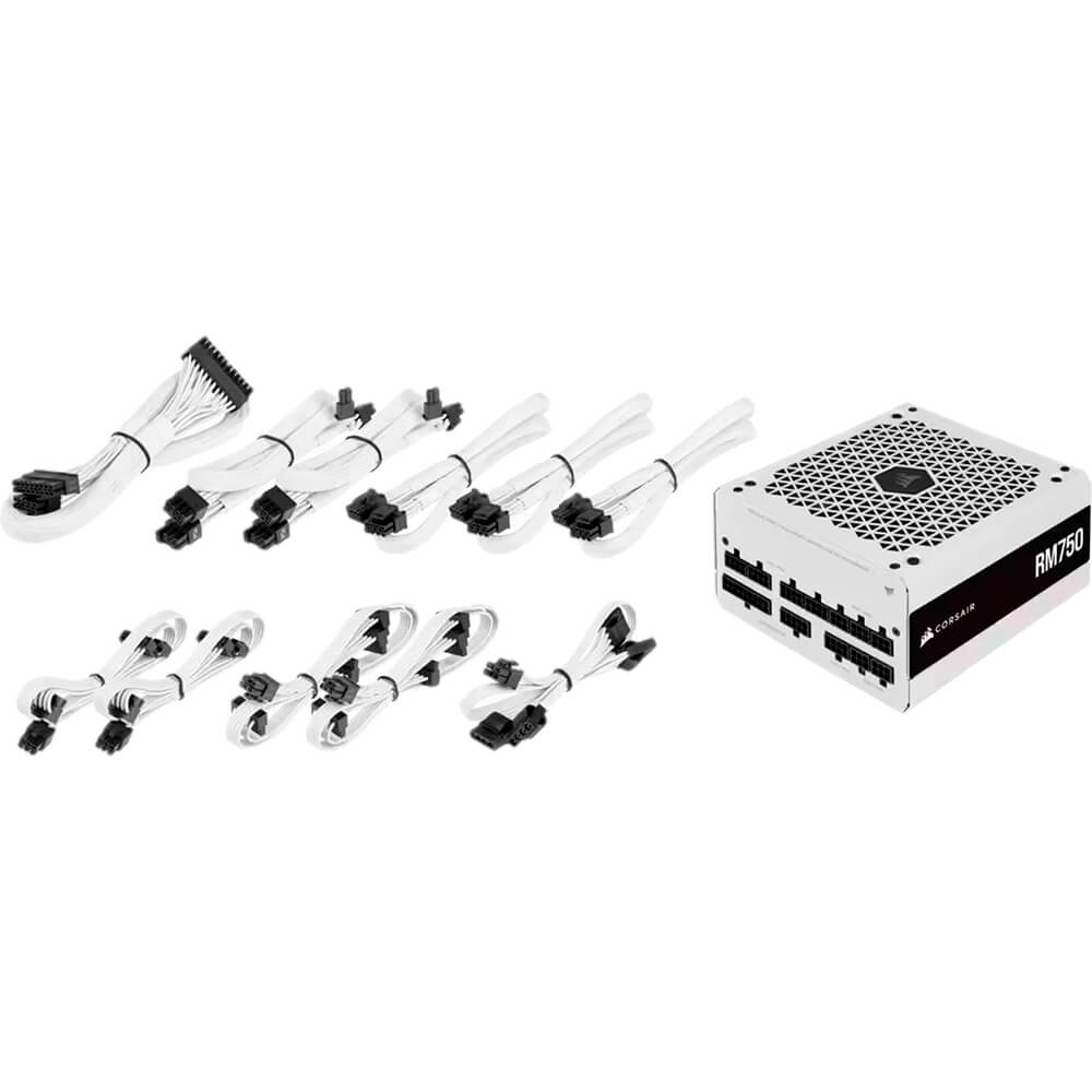 Fuente De Poder Corsair RM750 White 80 PLUS Gold