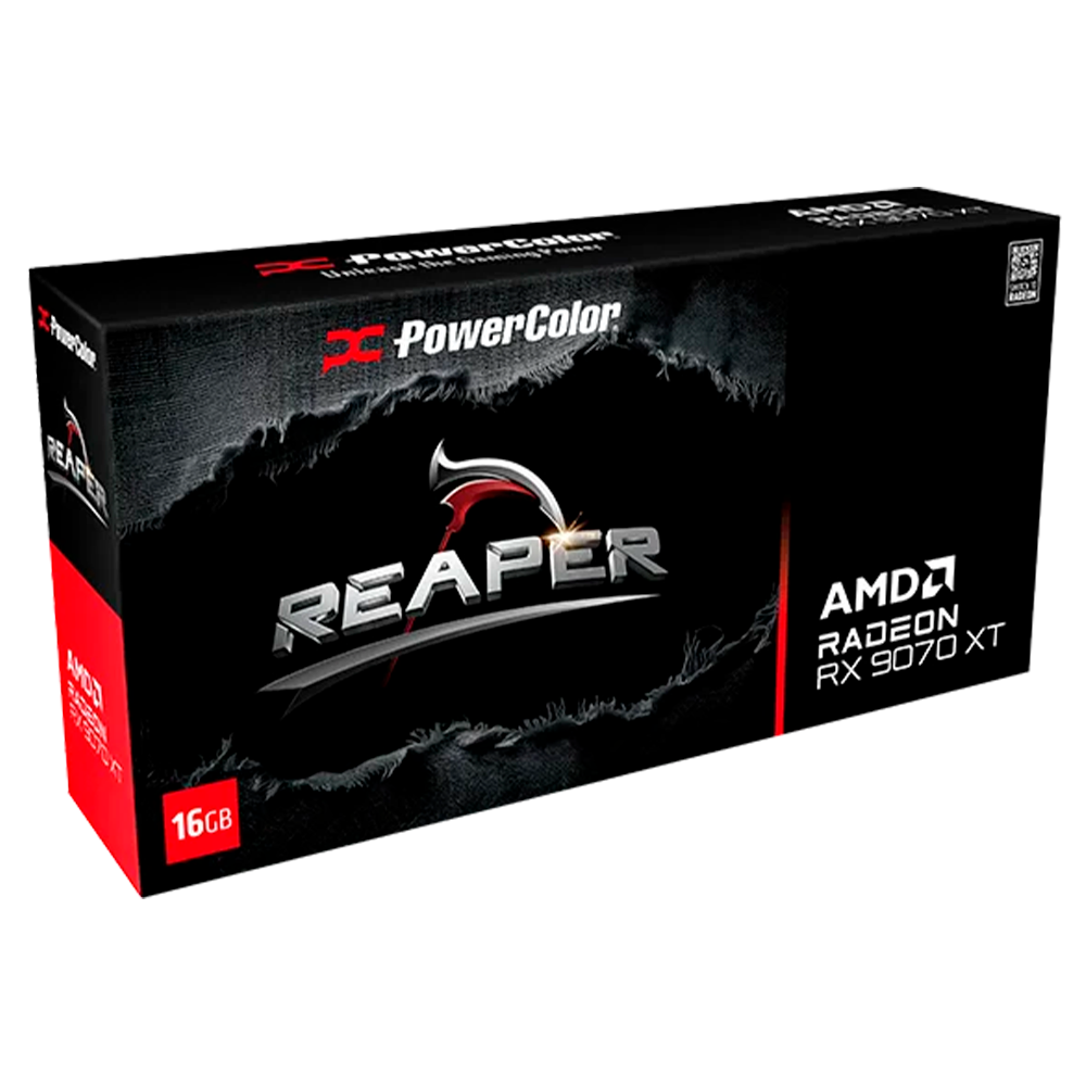Tarjeta de Video PowerColor AMD RADEON RX 9070 XT Reaper - 16GB