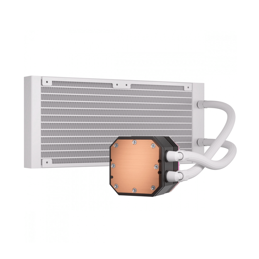Enfriamiento Liquido Corsair iCUE H100i Elite Para CPU 240mm - Blanco