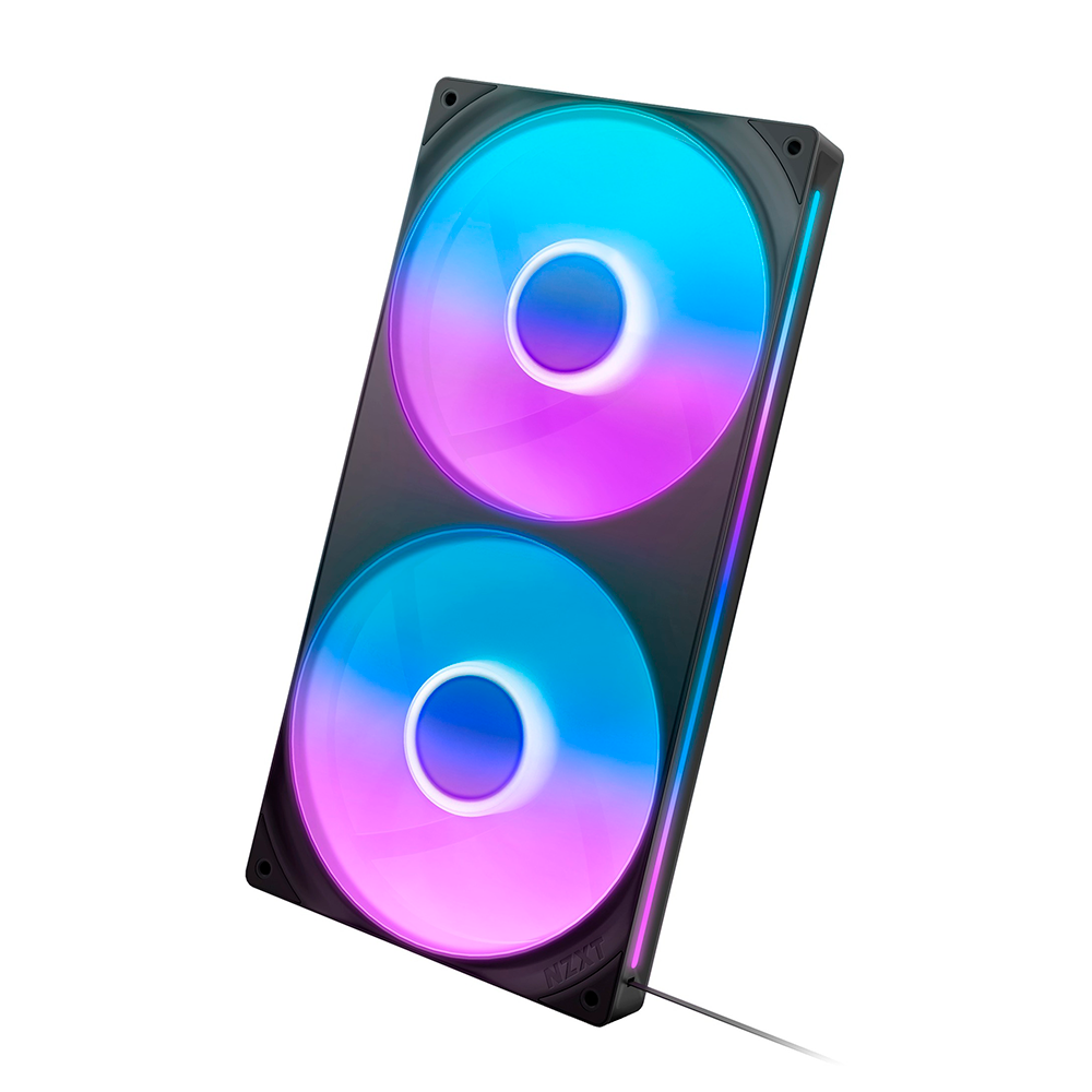Kit de Ventiladores NZXT F280 Unibody RGB 280mm Black