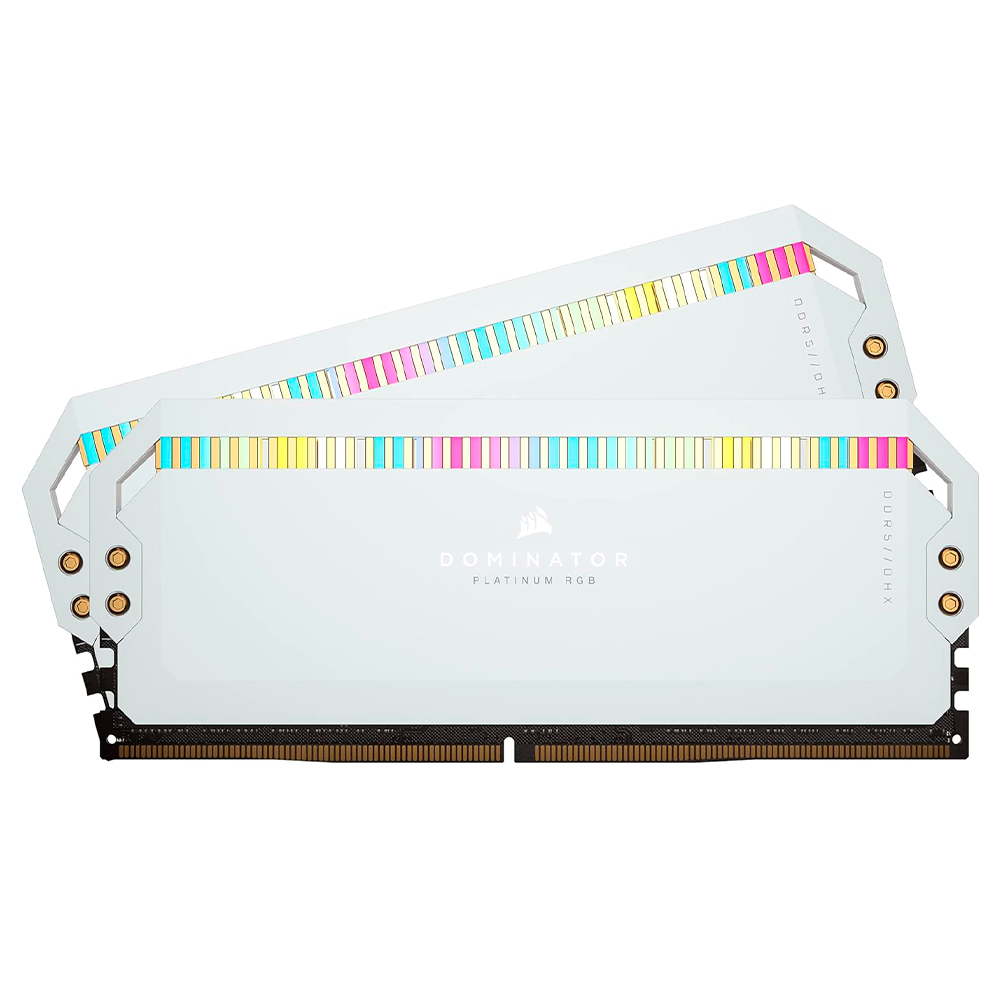 Kit Memoria RAM Corsair Dominator Platinum RGB Blanca DDR5- 5200MHz- 64GB - 2 x 32GB