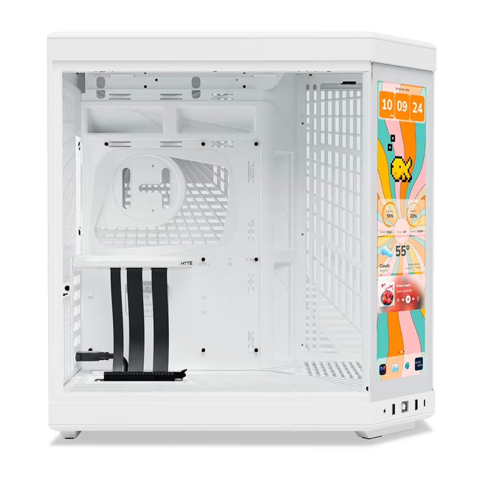 Gabinete Hyte Y70 Lcd Touch Infinite | ATX | Blanco