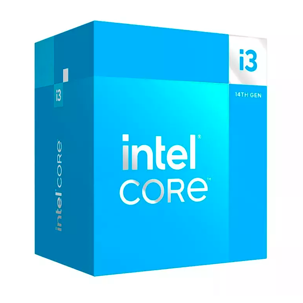Procesador Intel Core i3-14100F Sin Graficos Integrados- LGA 1700- 4.70GHz- 4 Nucleos- Incluye Disipador