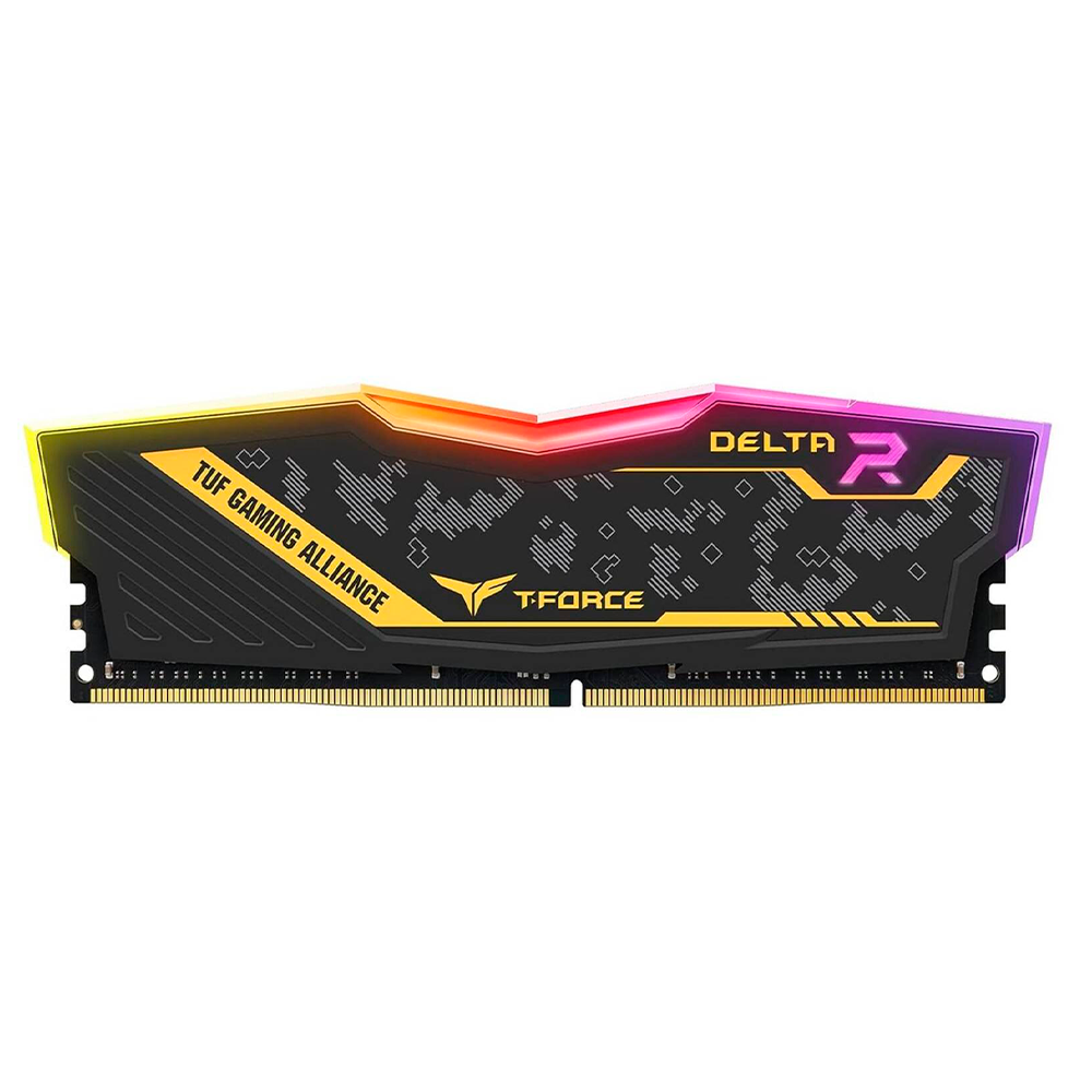 Memoria RAM Teamgroup T FORCE Delta TUF Gaming RGB 32GB DDR4 3200MHz Camuflaje