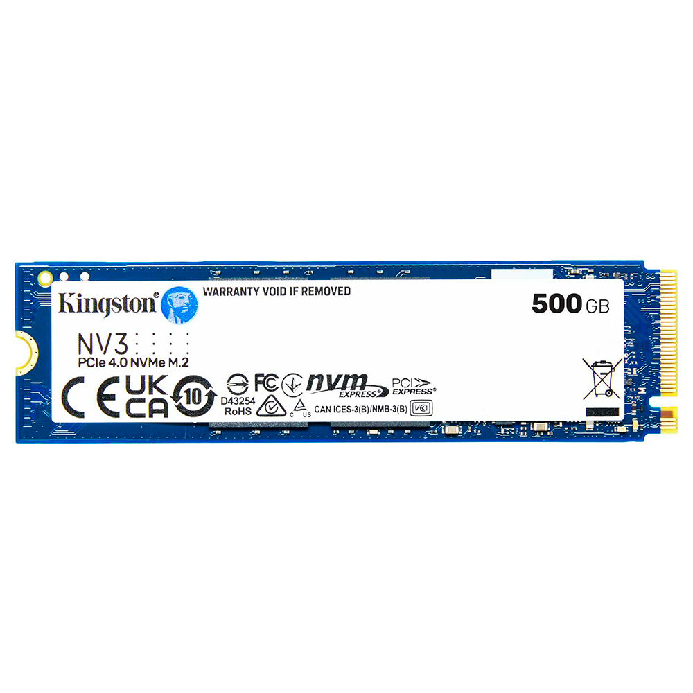 Unidad De Estado Sólido M.2 Kingston SNV3S NVMe 500GB PCI 4.0