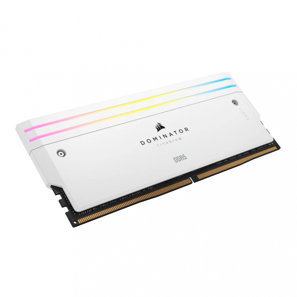 Kit Memoria RAM Corsair Dominator Titanium White DDR5-7000MHz-32GB-2x16GB
