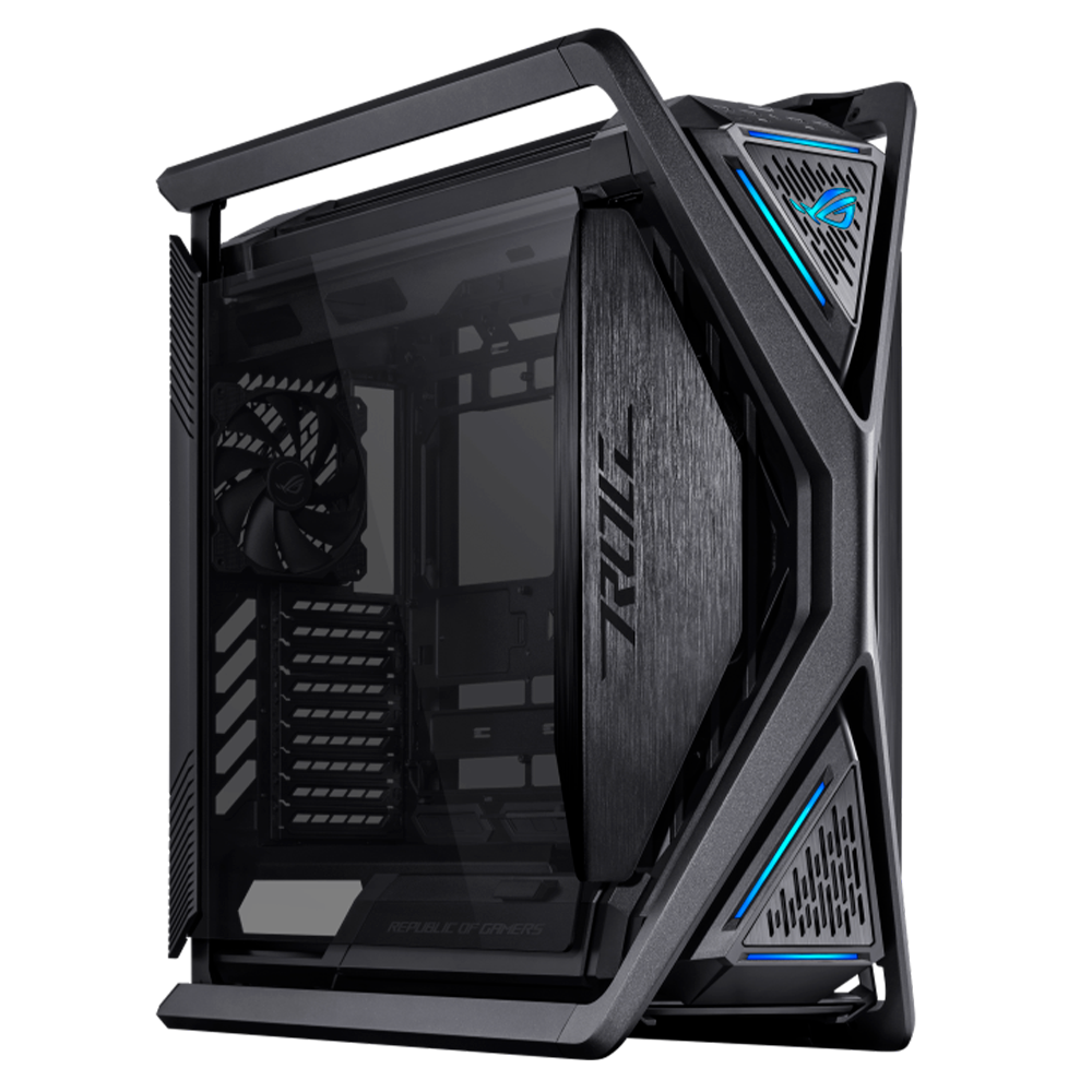 Gabinete ASUS ROG Hyperion GR701 BTF Edition ARGB- E-ATX- Incluye 4 Ventiladores- Negro