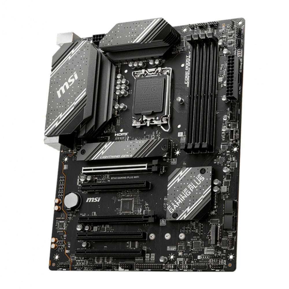 Tarjeta Madre MSI B760 Gaming Plus Wifi - LGA 1700 - ATX - Compatible con DDR5