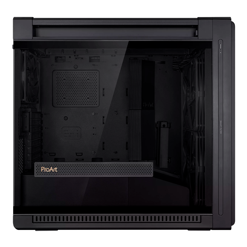 Gabinete ASUS ProArt PA602 E-ATX Incluye 3 Ventiladores Negro