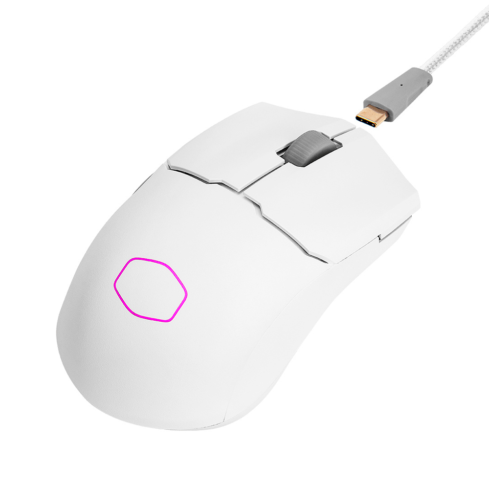 Mouse Gamer Cooler Master MM712 White- Inalambrico
