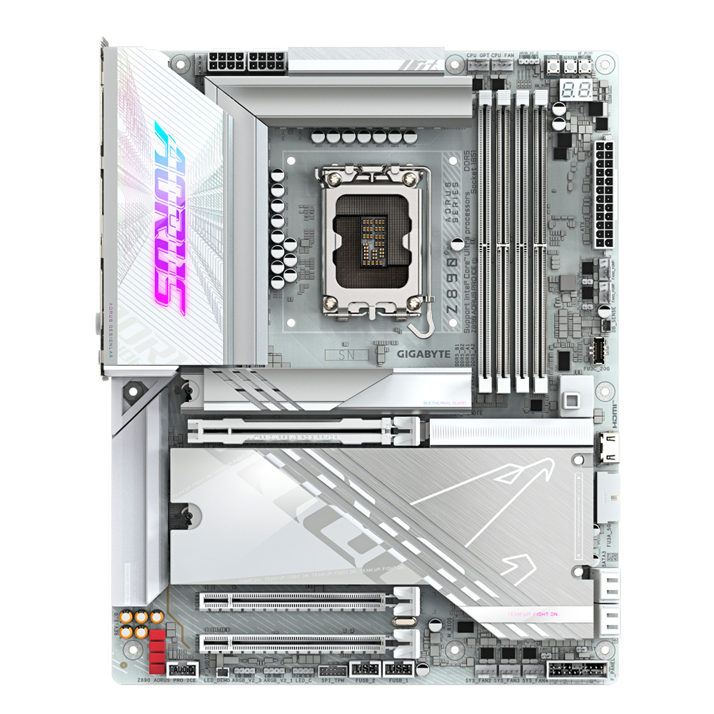 Tarjeta Madre AORUS Z890 PRO ICE - LGA 1851 - ATX - Compatible con DDR5