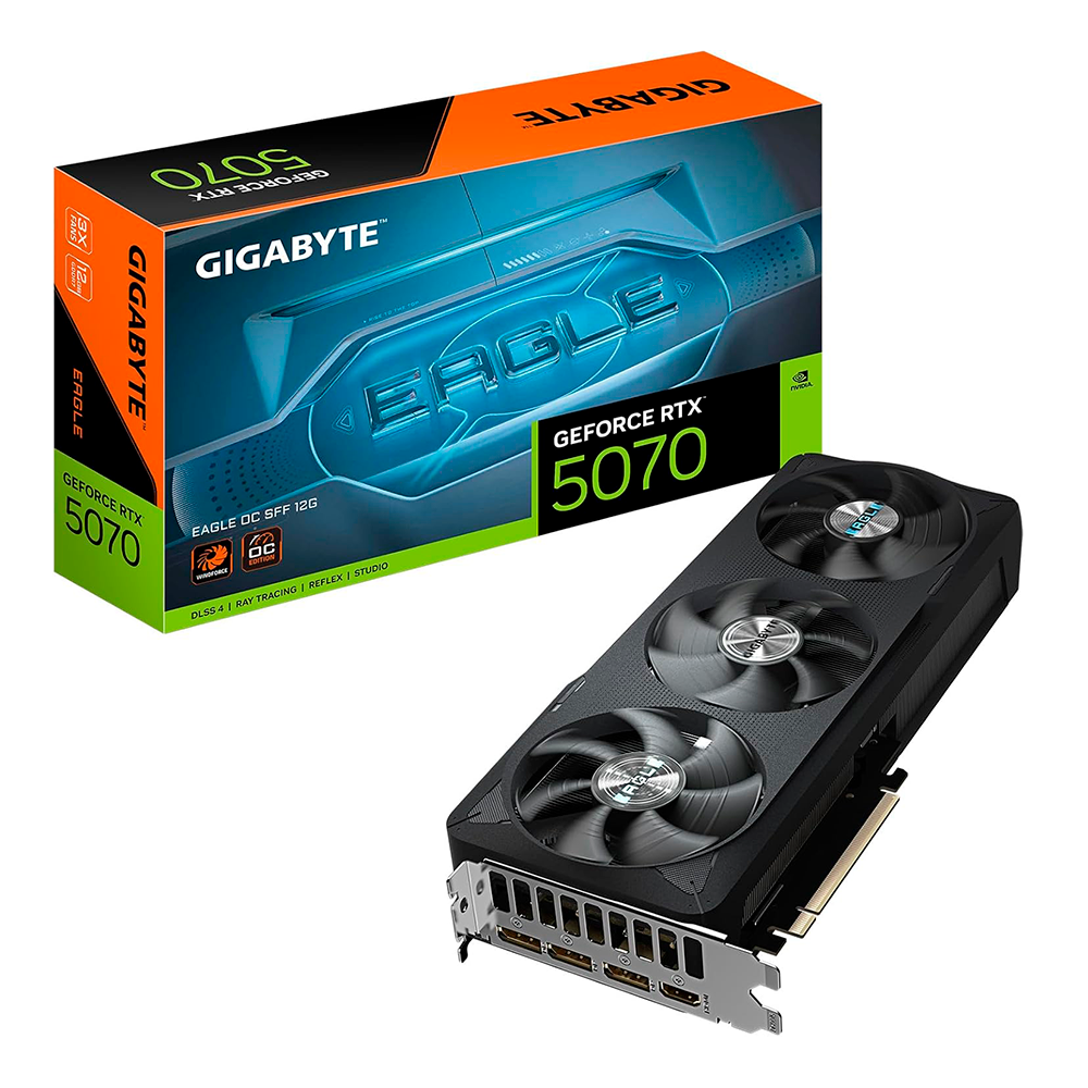 Tarjeta de Video GIGABYTE Eagle GeForce RTX 5070 OC Edition 12GB