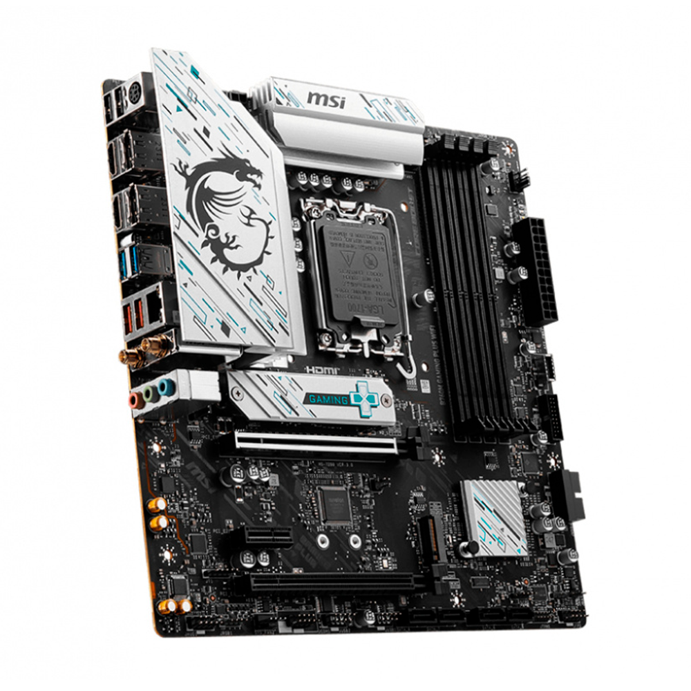 Tarjeta Madre MSI B760M Gaming Plus Wifi - LGA 1700 - Micro ATX - Compatible con DDR5