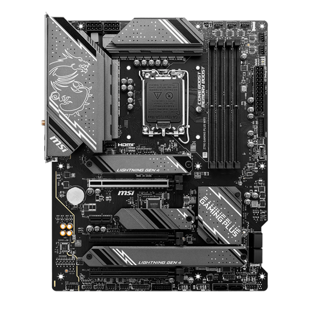 Tarjeta Madre MSI Z790 GAMING PLUS WIFI - LGA 1700 - ATX - Compatible con DDR5