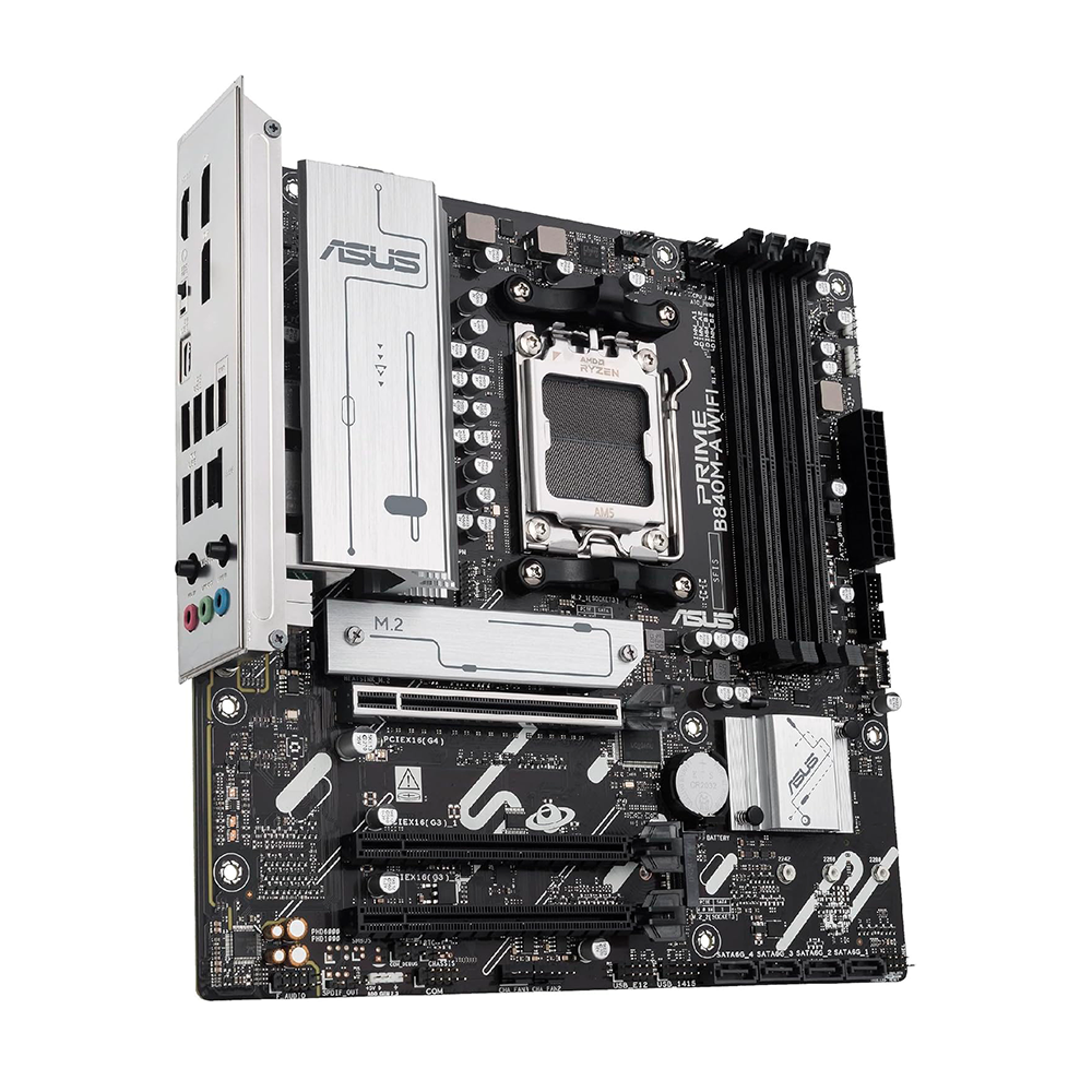 Tarjeta Madre ASUS PRIME B840M-A WIFI - AM5 - Micro ATX - Compatible con DDR5