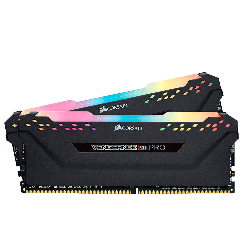 Kit de Memoria DIMM DDR4 Corsair Vengeance RGB Pro 32GB 3200MHz (2x16GB) Negro