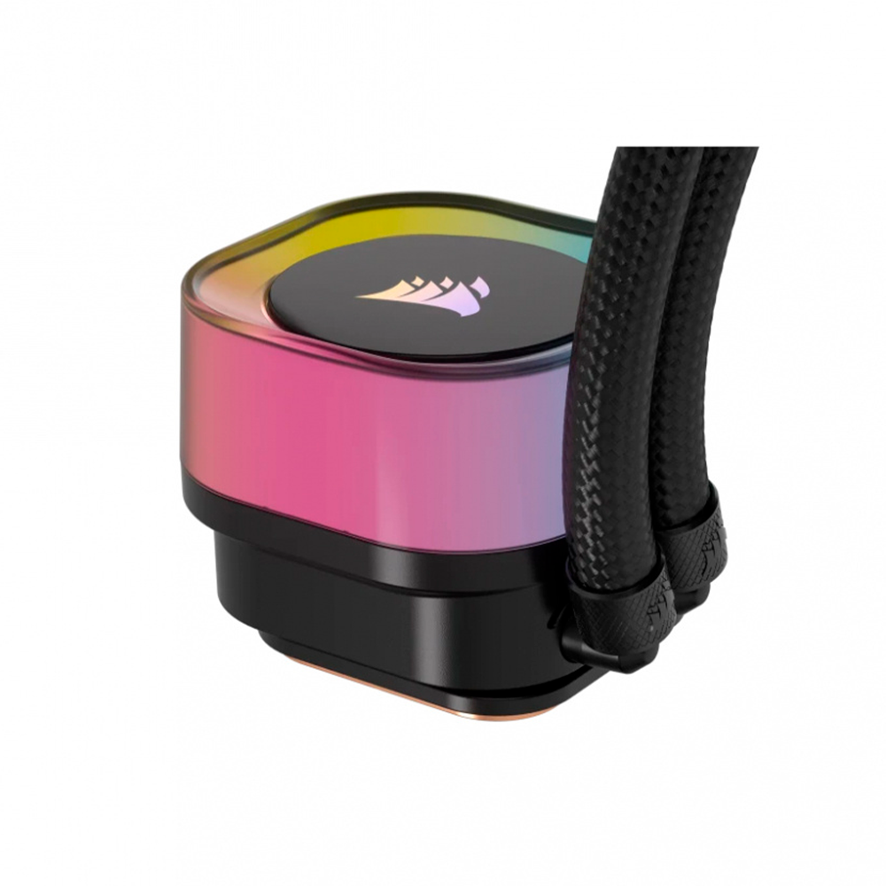 Enfriamiento Liquido Corsair iCUE Link H100i RGB AIO Para CPU 240mm - Negro
