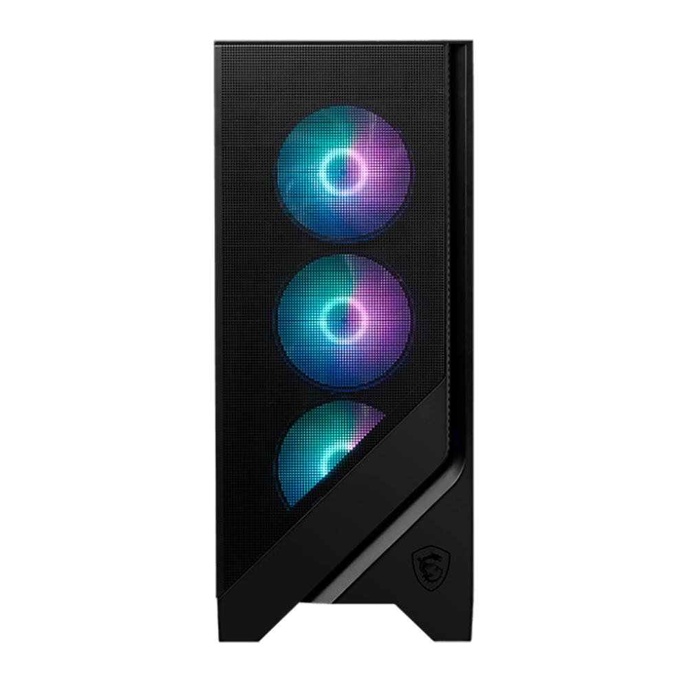 Gabinete MSI MAG FORGE 321R AIRFLOW RGB - ATX - Incluye 4 Ventiladores - Negro