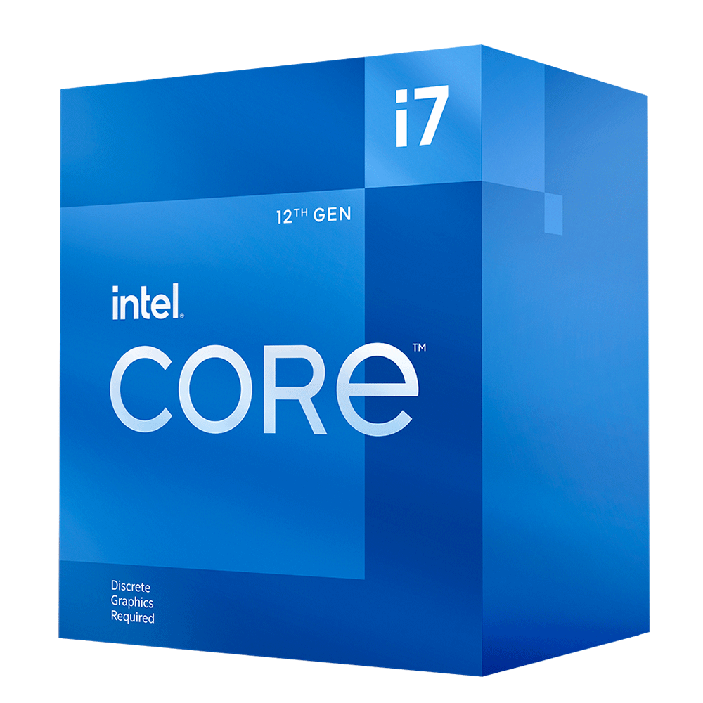 Procesador Intel Core i7-12700F Sin Graficos Integrados - LGA 1700- 4.90GHz- 12 Nucleos- Incluye Disipador