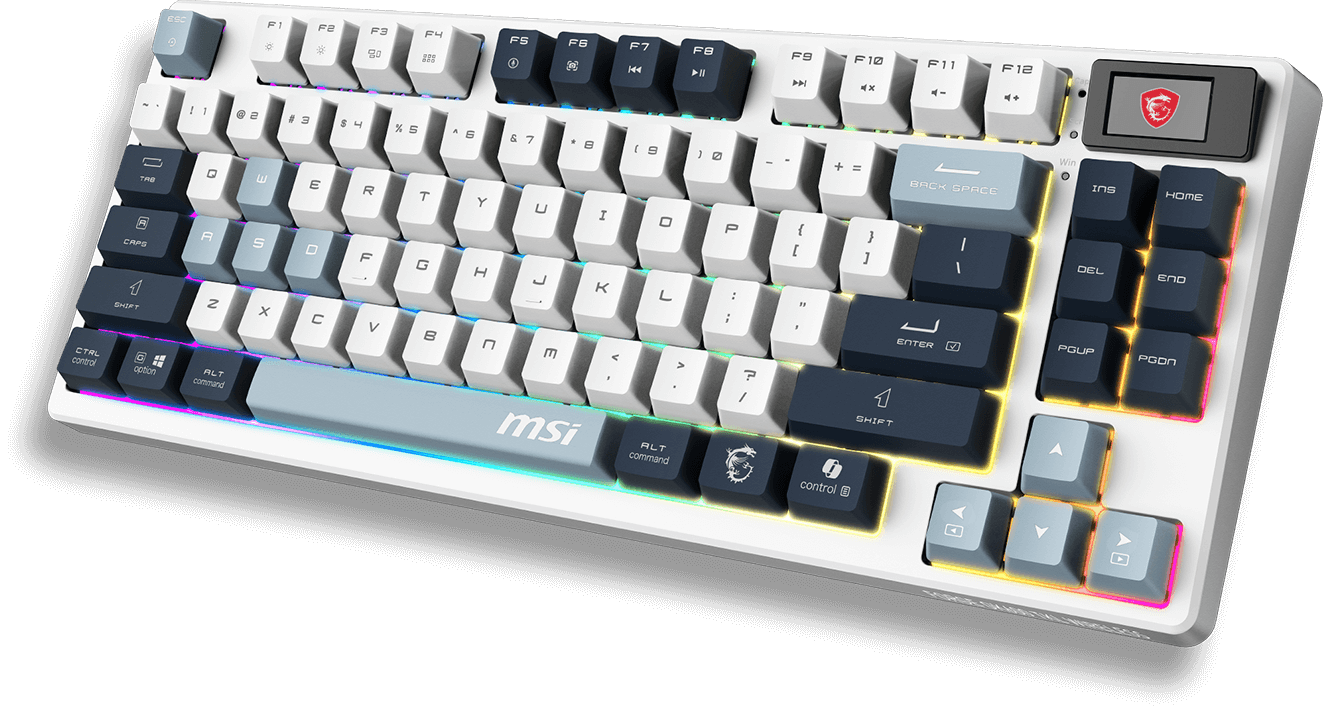 Teclado MSI Forge GK600 TKL Sky | Inalámbrico