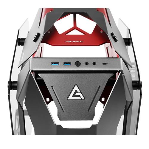 Gabinete Antec Torque E-ATX Negro/Rojo