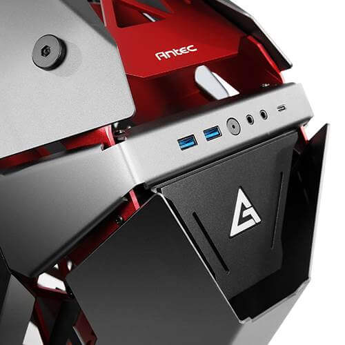 Gabinete Antec Torque E-ATX Negro/Rojo