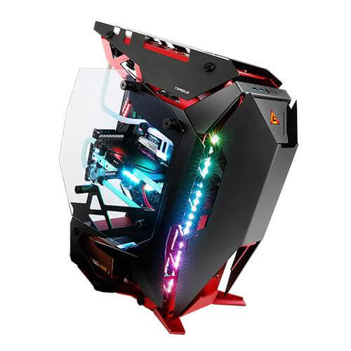 Gabinete Antec Torque E-ATX Negro/Rojo