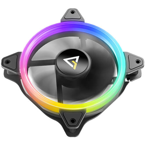 Kit De 3 Ventiladores Antec Neon ARGB 3x120mm - Negro